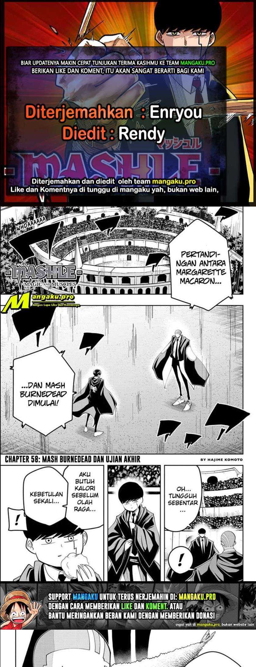 Komik Mashle: Magic and Muscles Chapter 58 gambar 1