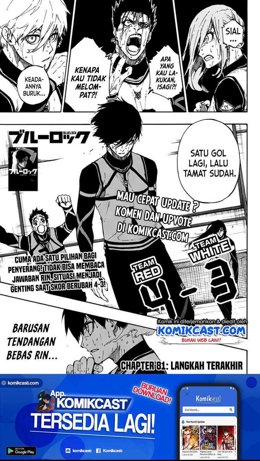 Manga Blue Lock Chapter 81 gambar 2