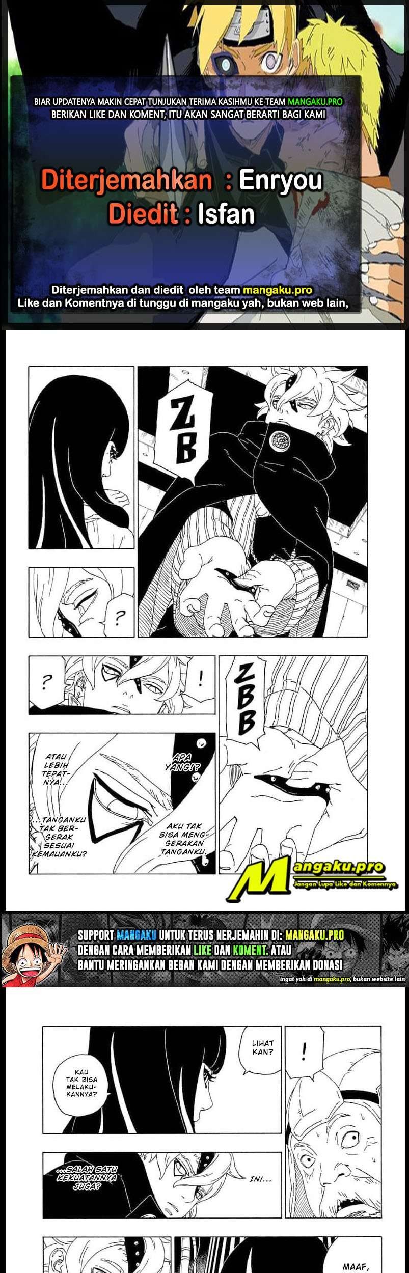 Komik Boruto Chapter 57.2 gambar 1