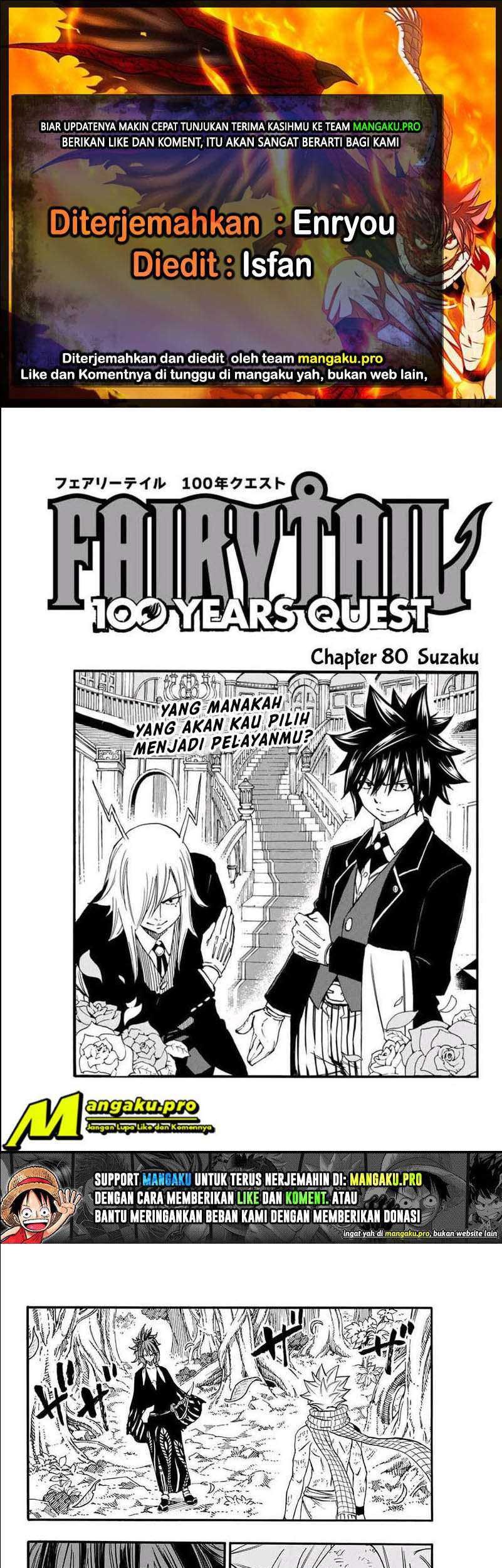 Komik Fairy Tail: 100 Years Quest Chapter 80 gambar 1