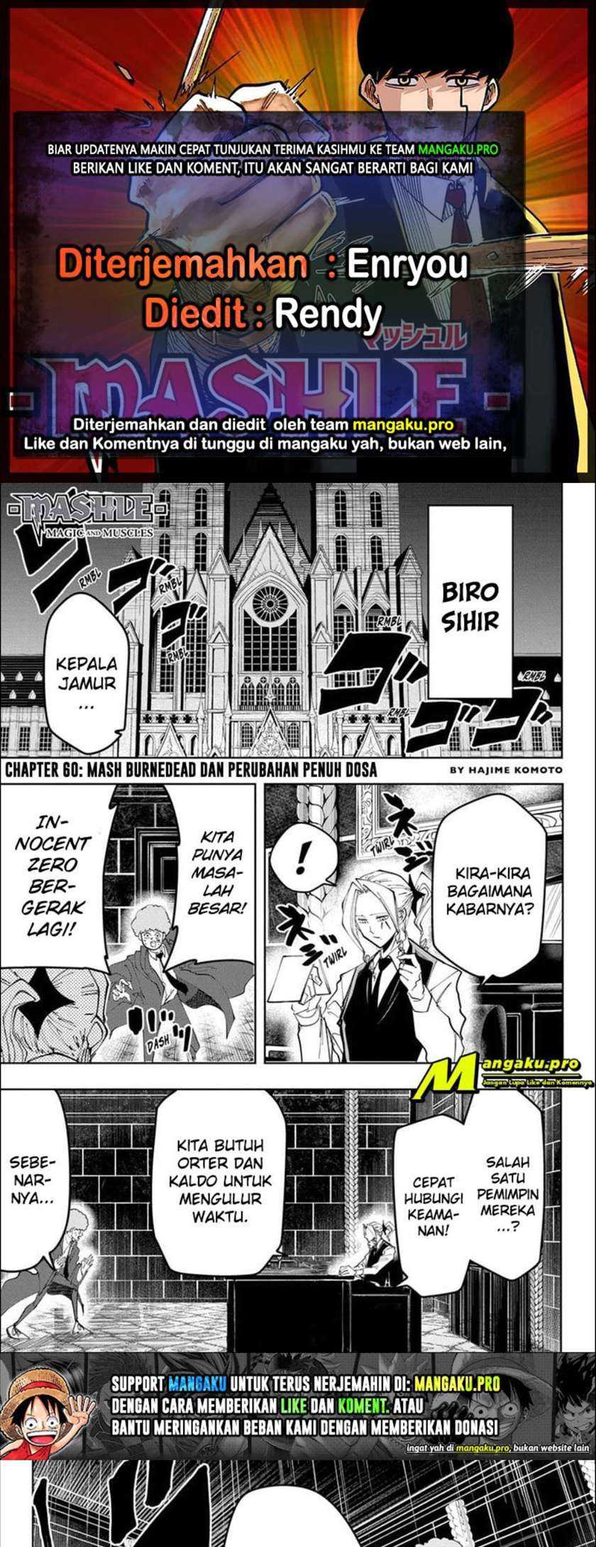 Komik Mashle: Magic and Muscles Chapter 60 gambar 1