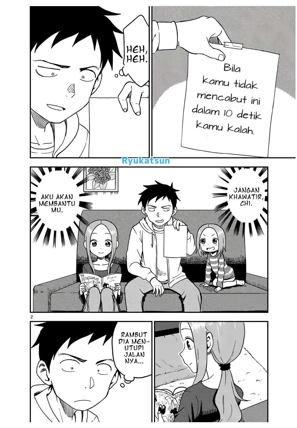 Karakai Jouzu no (Moto) Takagi-san Chapter 78 - Halaman 3