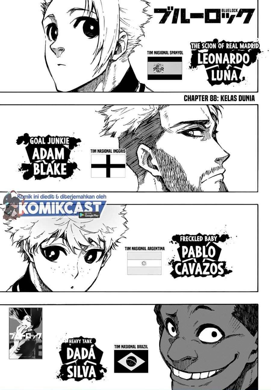 Komik Blue Lock Chapter 88 gambar 1