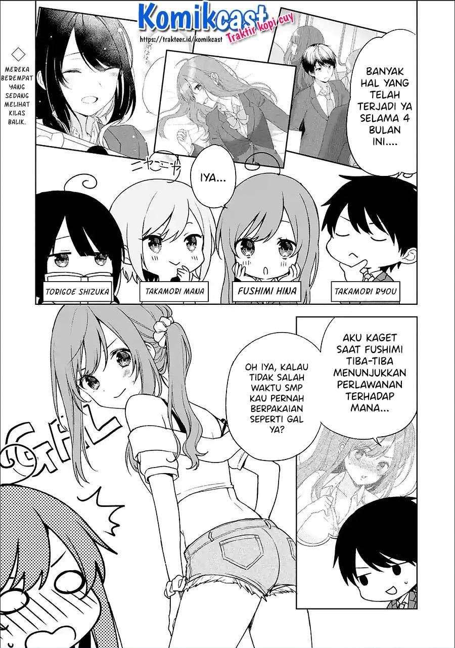 Komik Chikan Saresou ni Natteiru S-kyuu Bishoujo wo Tasuketara Tonari no Seki no Osanajimi datta Chapter 24.5 gambar 1