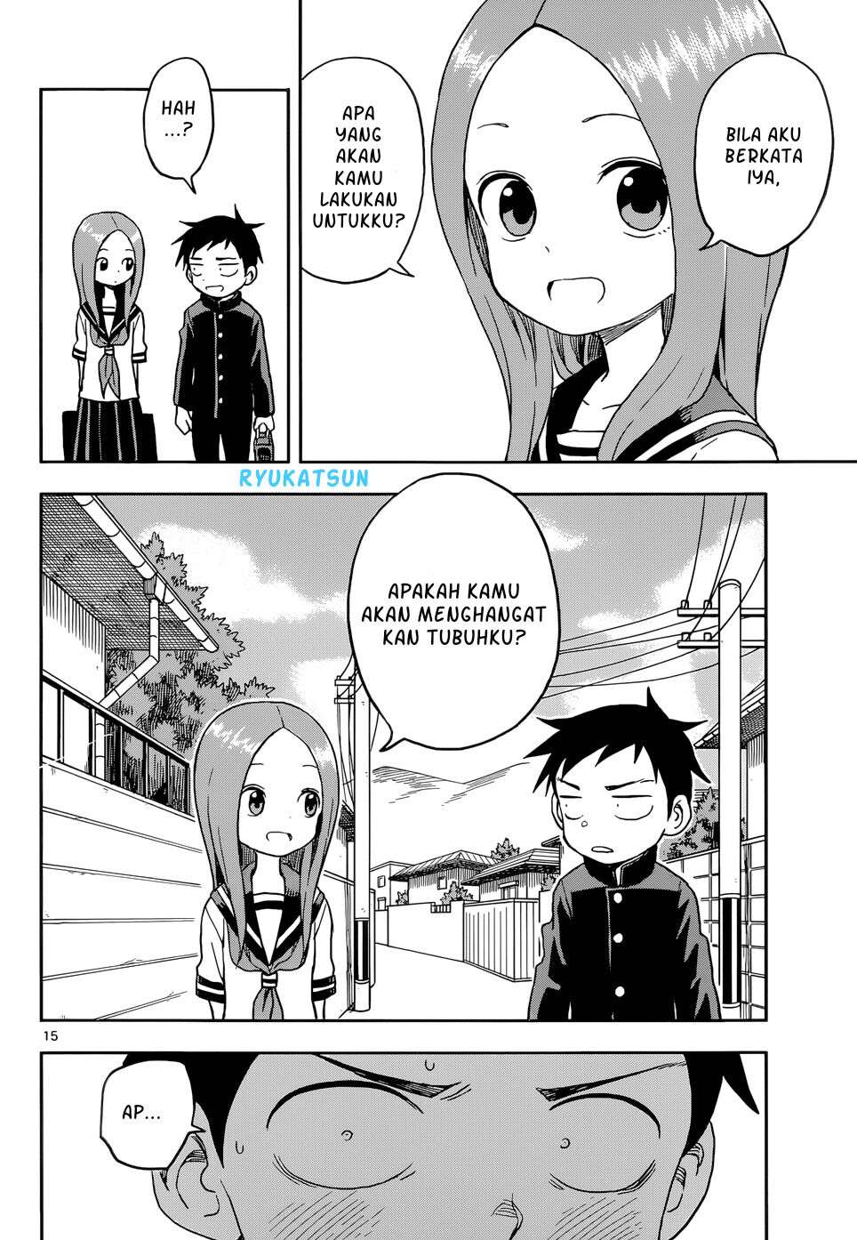 Karakai Jouzu no Takagi-san Chapter 95 - Halaman 15