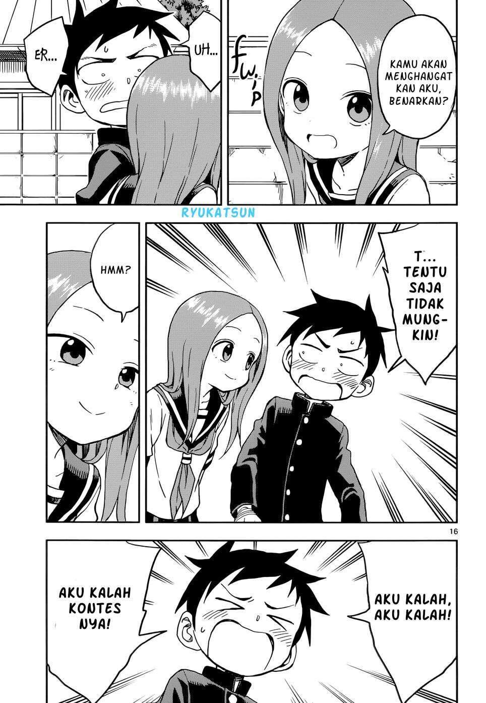 Karakai Jouzu no Takagi-san Chapter 95 - Halaman 16
