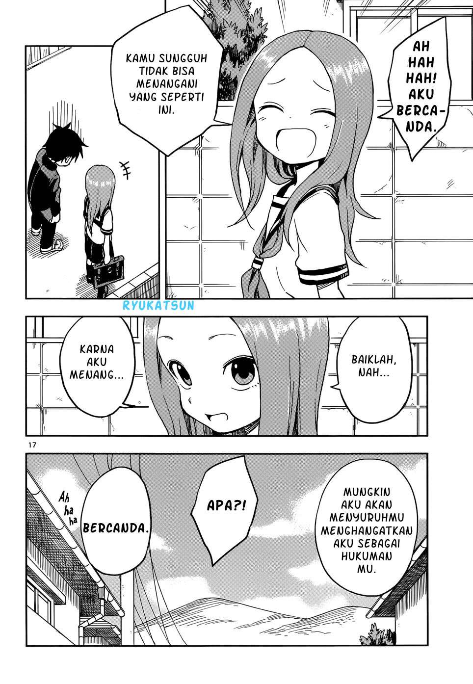 Karakai Jouzu no Takagi-san Chapter 95 - Halaman 17