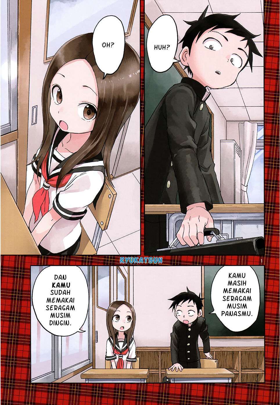Karakai Jouzu no Takagi-san Chapter 95 - Halaman 3