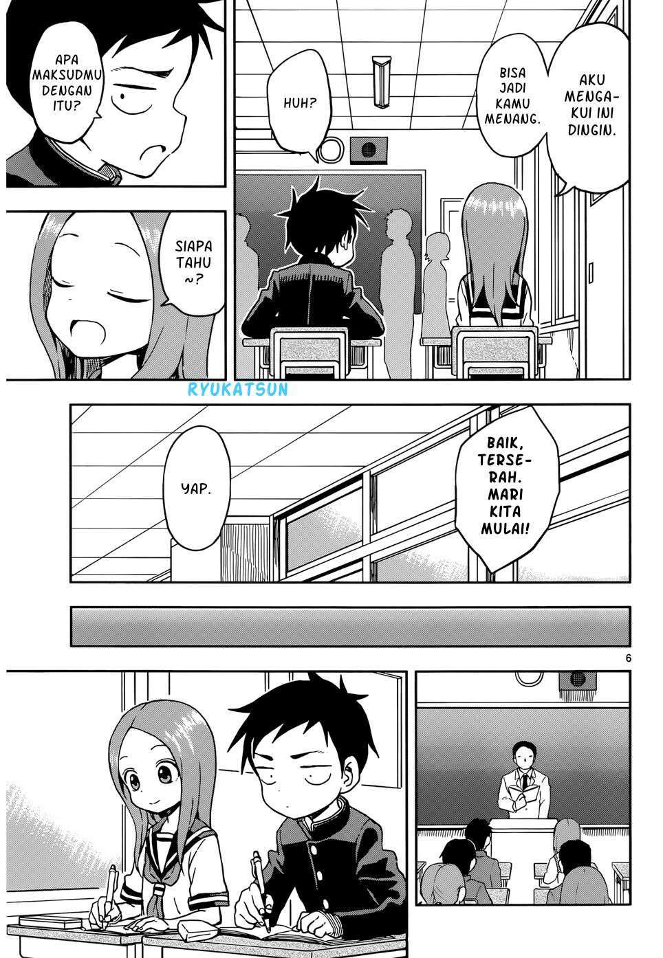Karakai Jouzu no Takagi-san Chapter 95 - Halaman 6