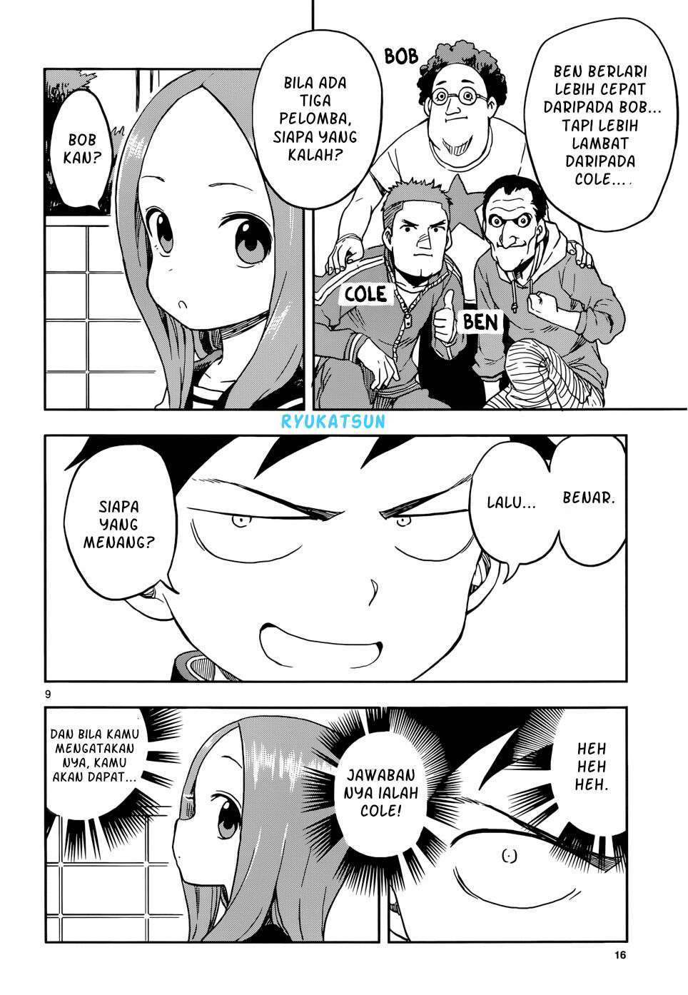 Karakai Jouzu no Takagi-san Chapter 95 - Halaman 9