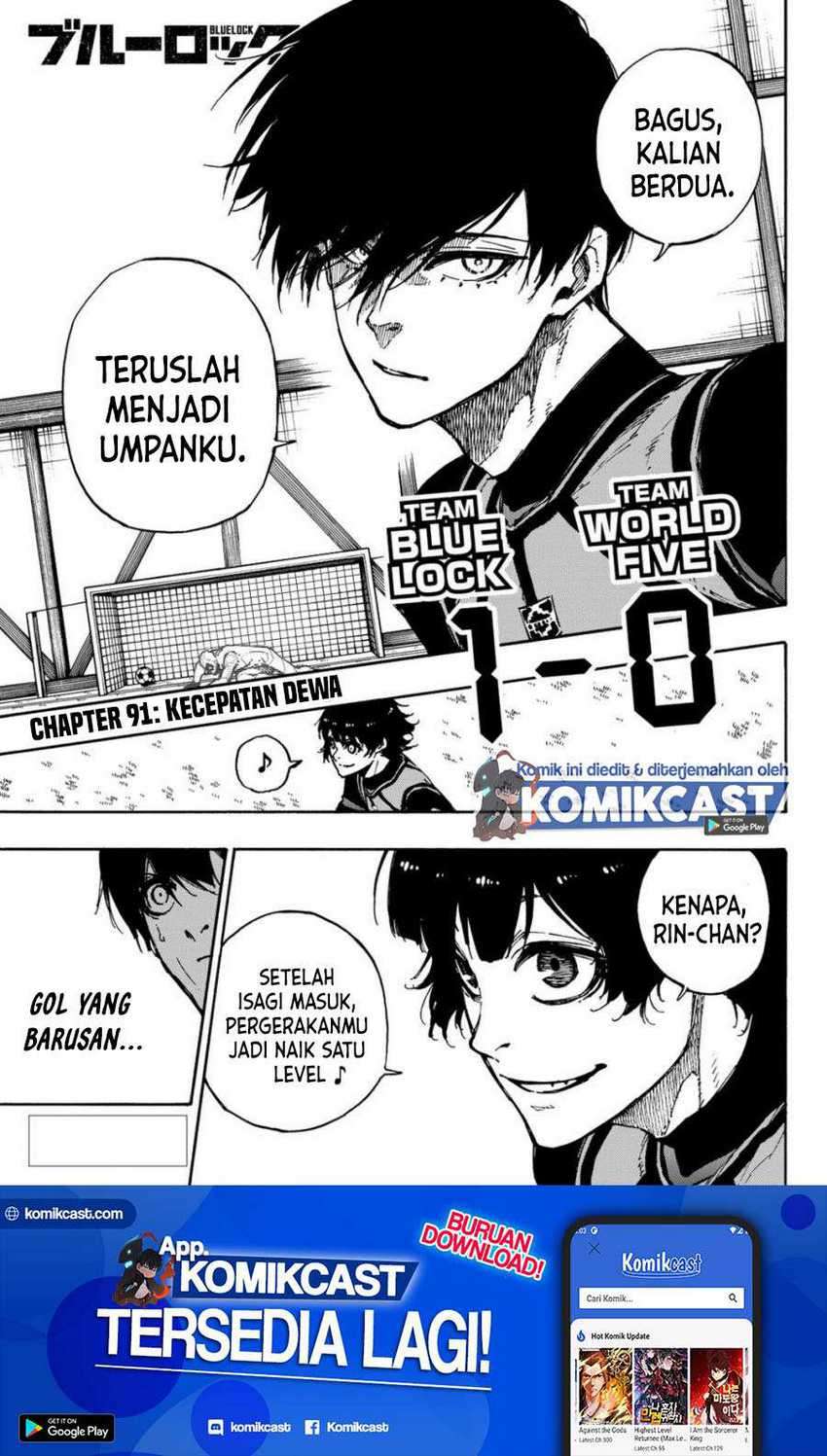 Komik Blue Lock Chapter 91 gambar 1