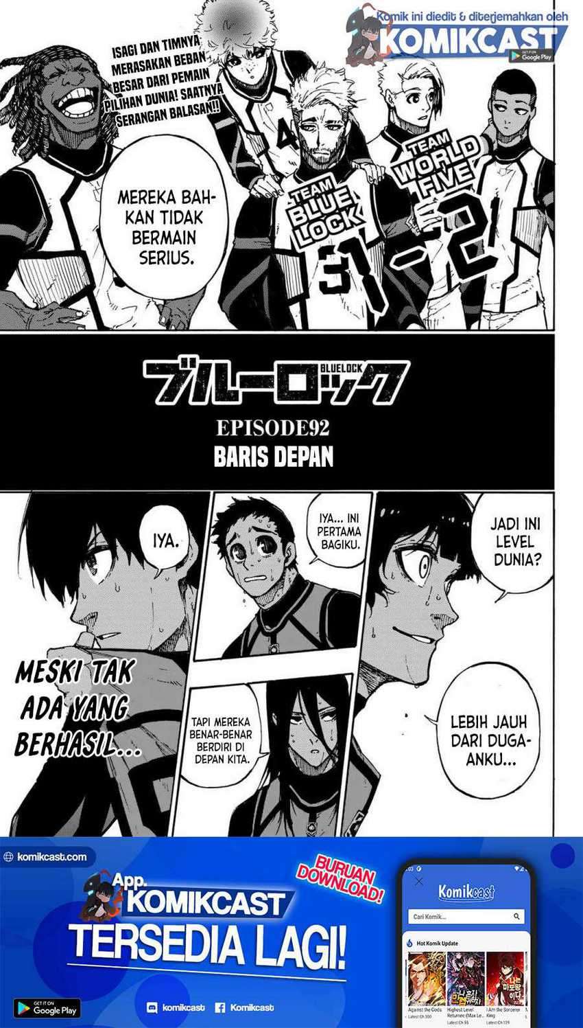 Manga Blue Lock Chapter 92 gambar 2