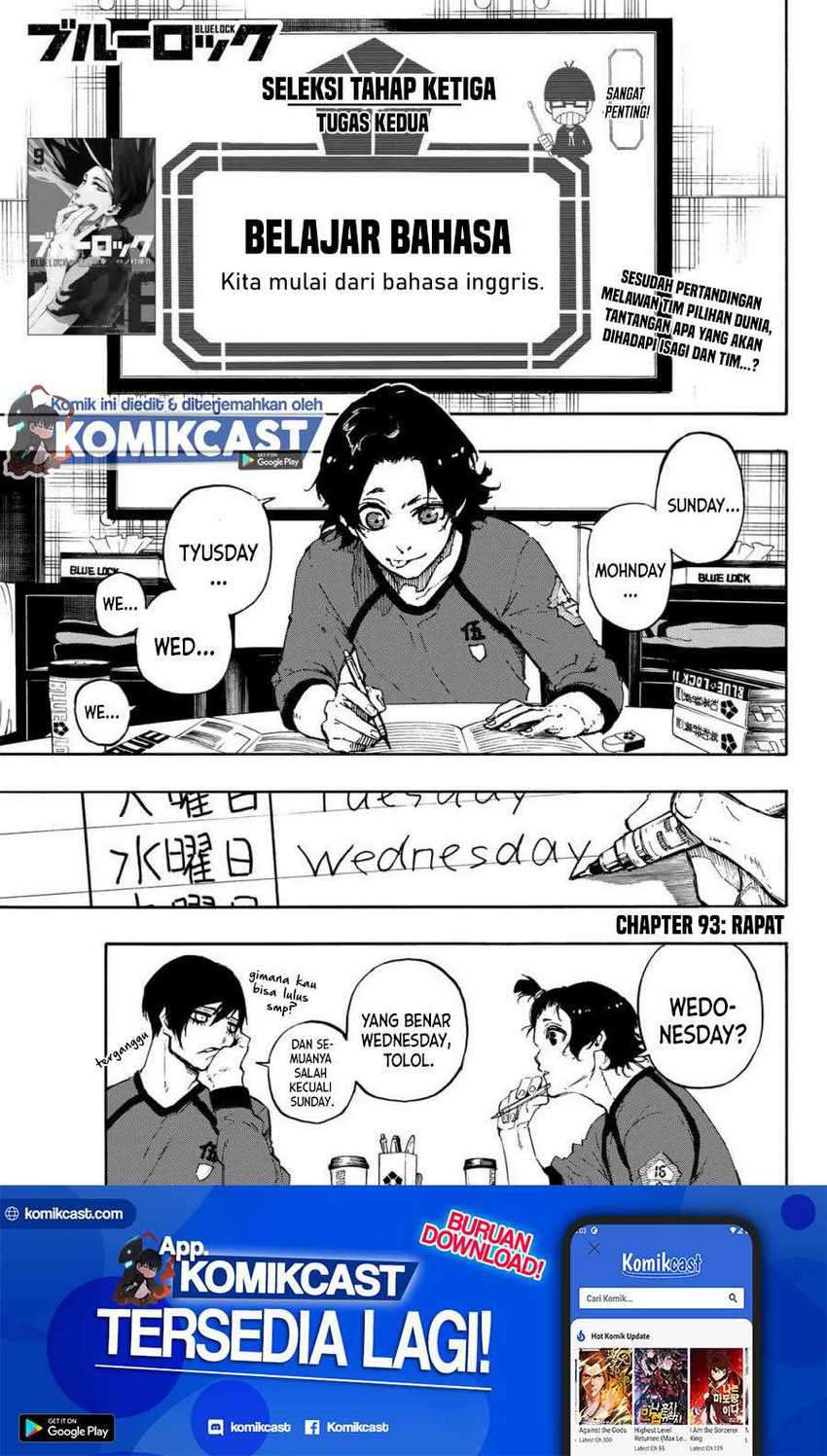 Manga Blue Lock Chapter 93 gambar 2