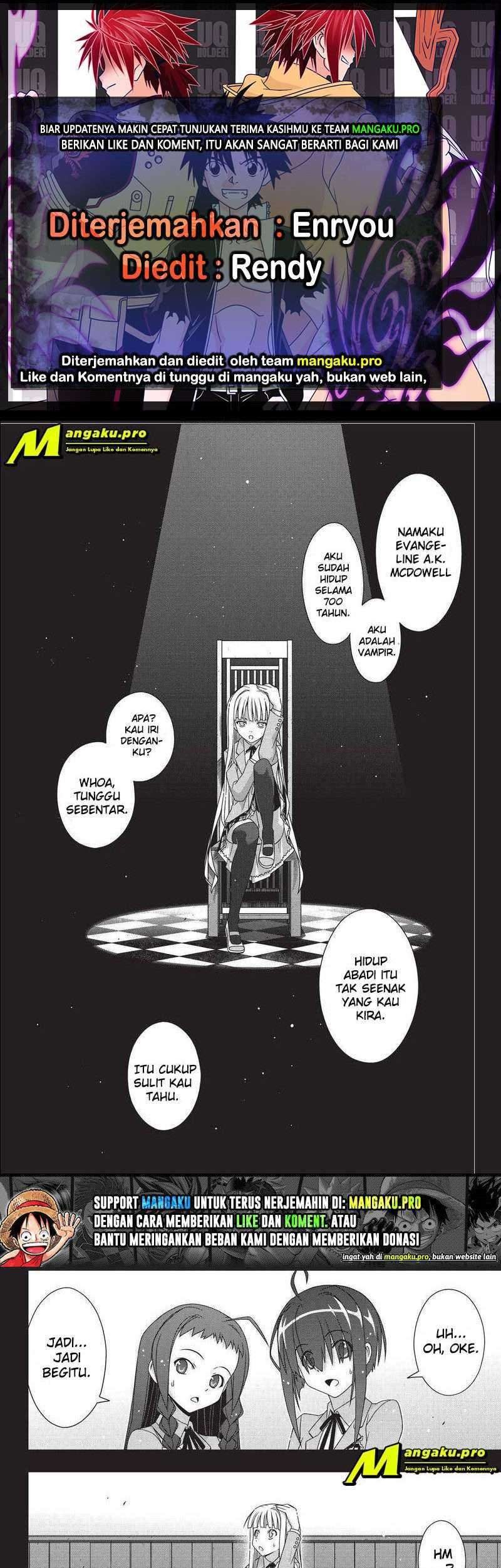 Komik UQ Holder! Chapter 183.1 gambar 1