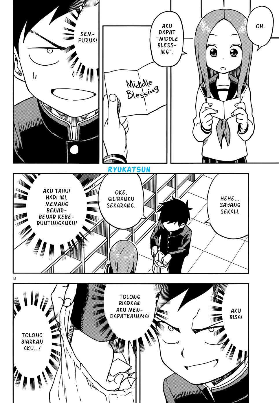 Karakai Jouzu no Takagi-san Chapter 102 - Halaman 9