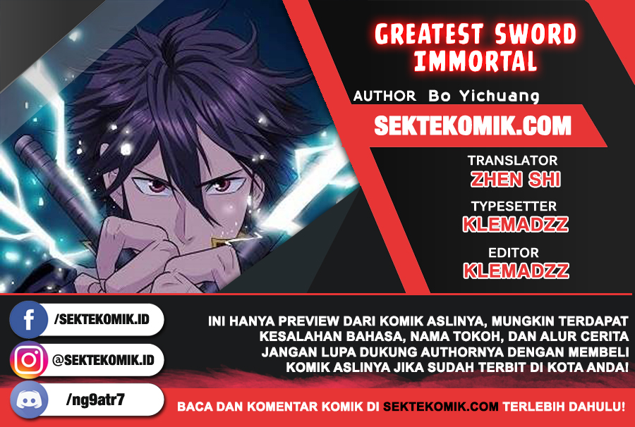 Komik Greatest Sword Immortal Chapter 147 gambar 1