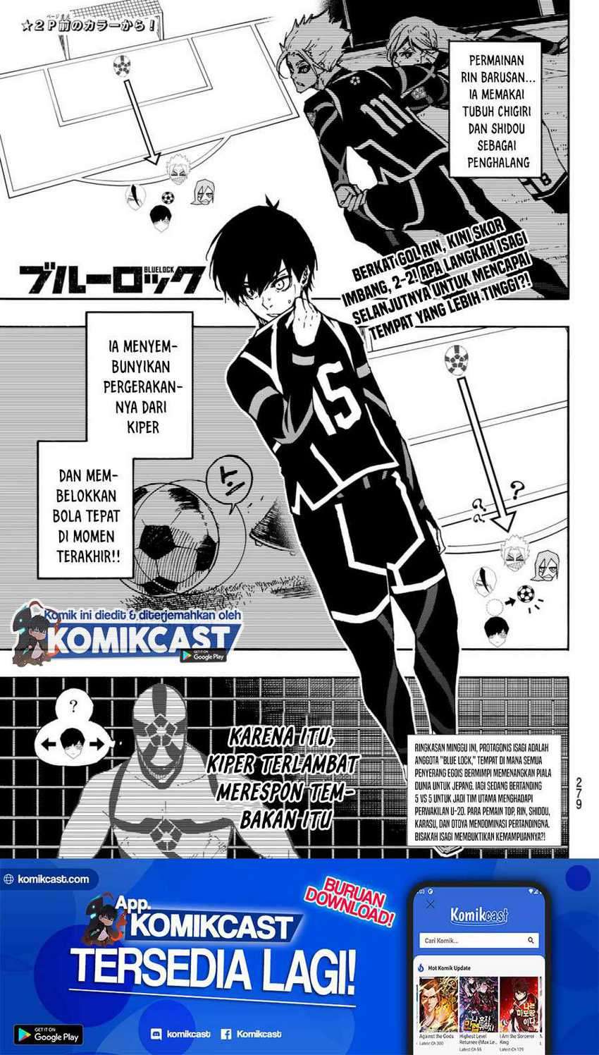 Manga Blue Lock Chapter 100 gambar 2