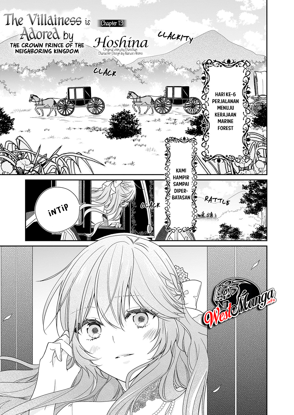 Manga Akuyaku Reijou wa Ringoku no Outaishi ni Dekiai sareru Chapter 13 gambar 2