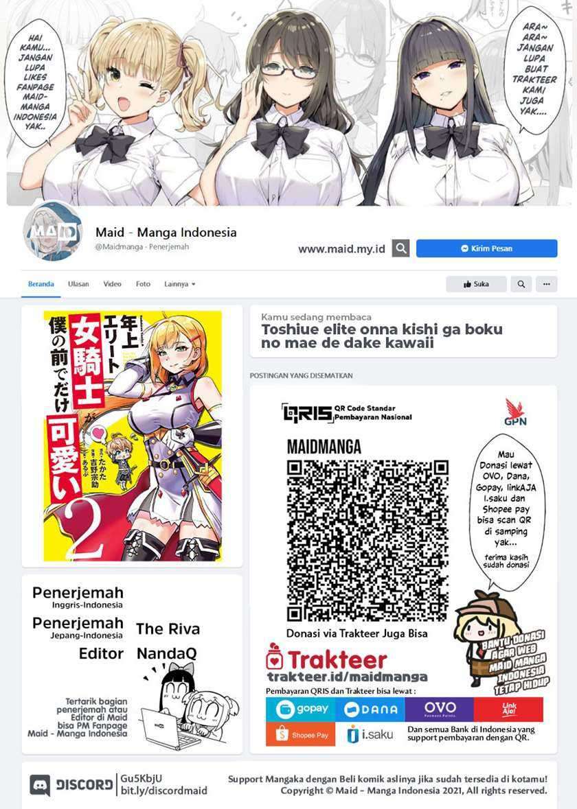 Komik Toshiue elite onna kishi ga boku no mae de dake kawaii Chapter 07.2 gambar 1