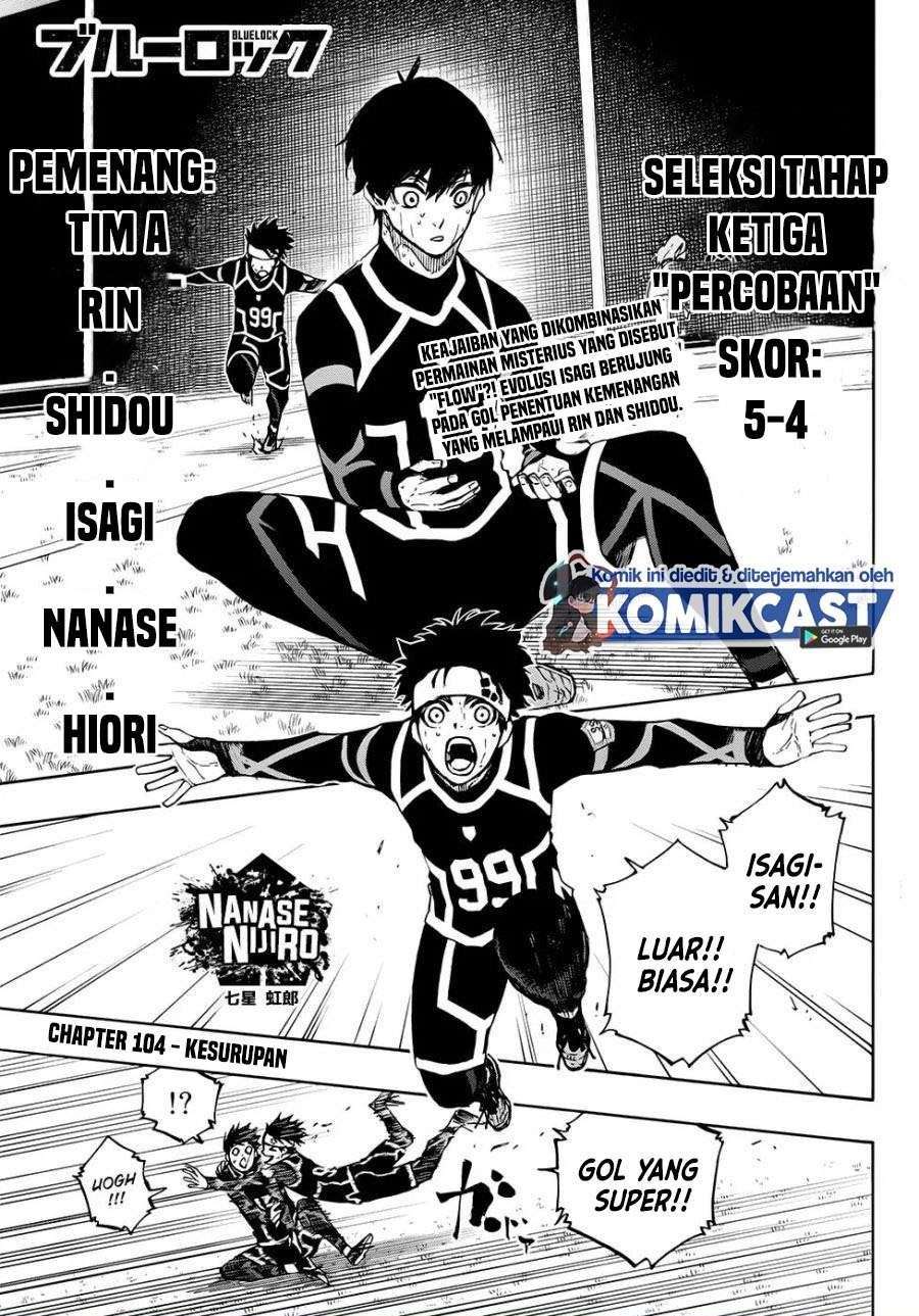 Komik Blue Lock Chapter 104 gambar 1
