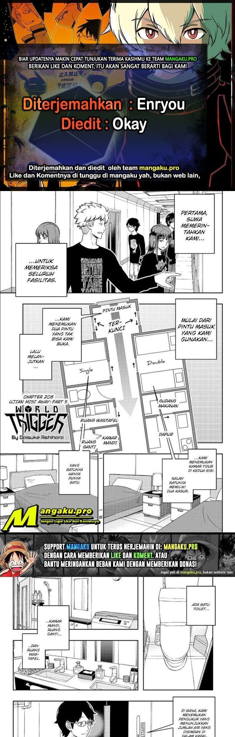 Komik World Trigger Chapter 208 gambar 1