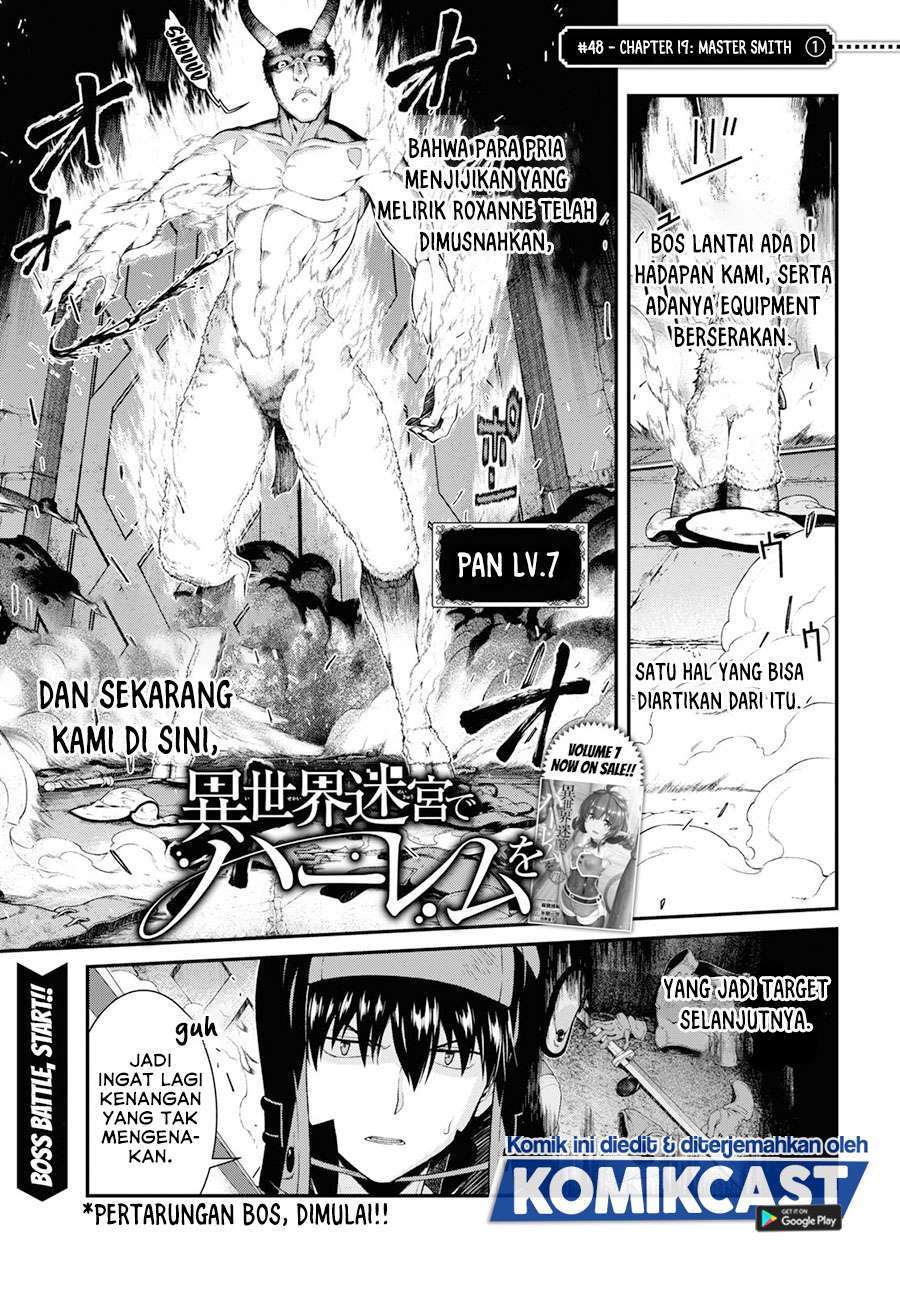 Komik Isekai Meikyuu de Harem wo Chapter 48 gambar 1