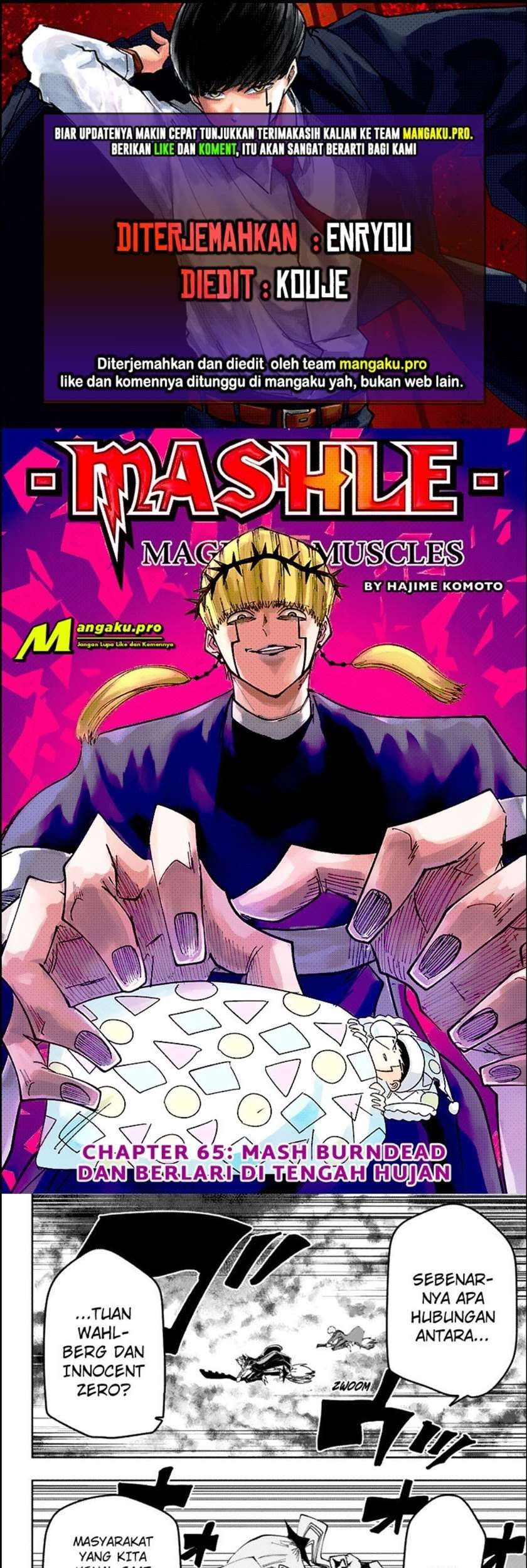 Komik Mashle: Magic and Muscles Chapter 65 gambar 1