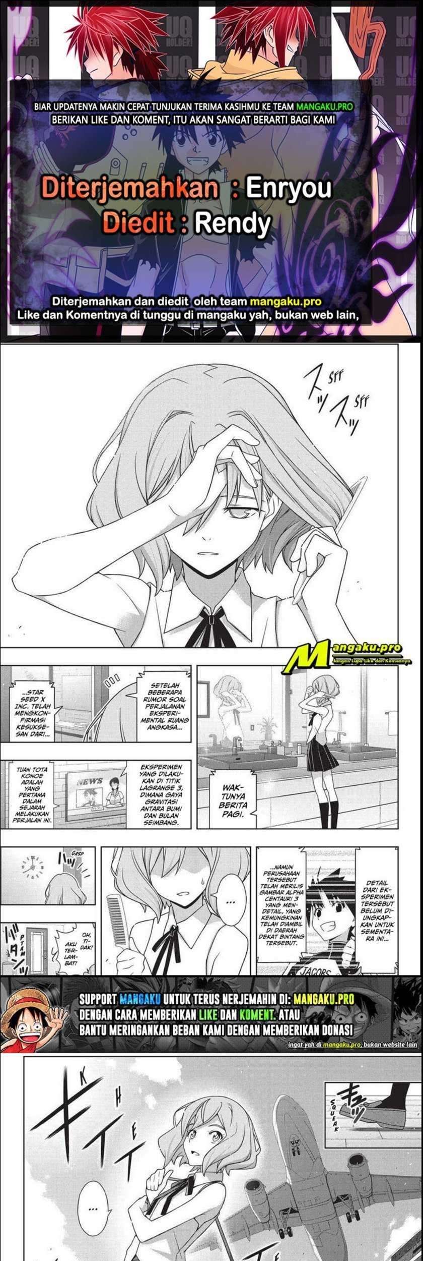 Komik UQ Holder! Chapter 184.1 gambar 1