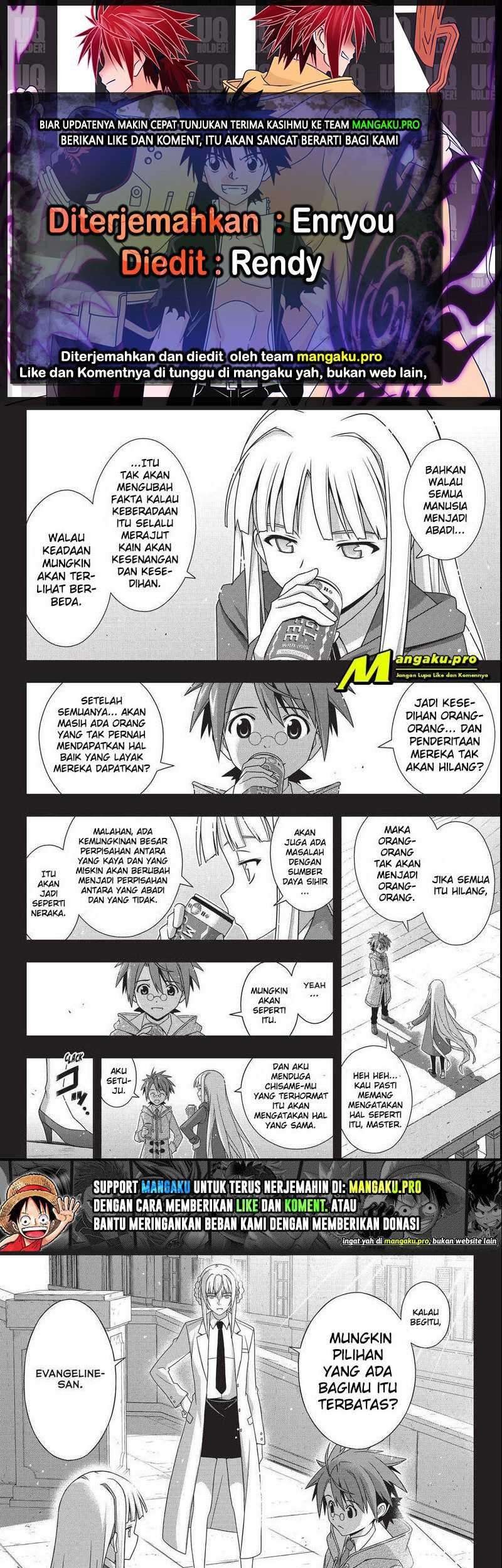 Komik UQ Holder! Chapter 183.2 gambar 1