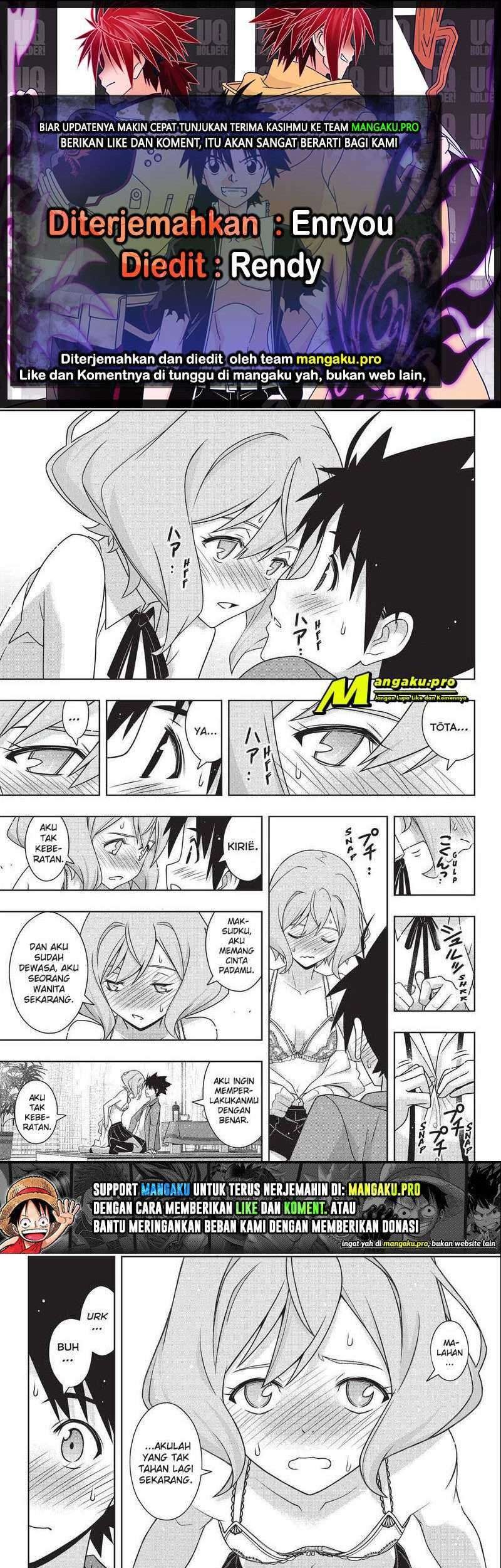 Komik UQ Holder! Chapter 184.2 gambar 1