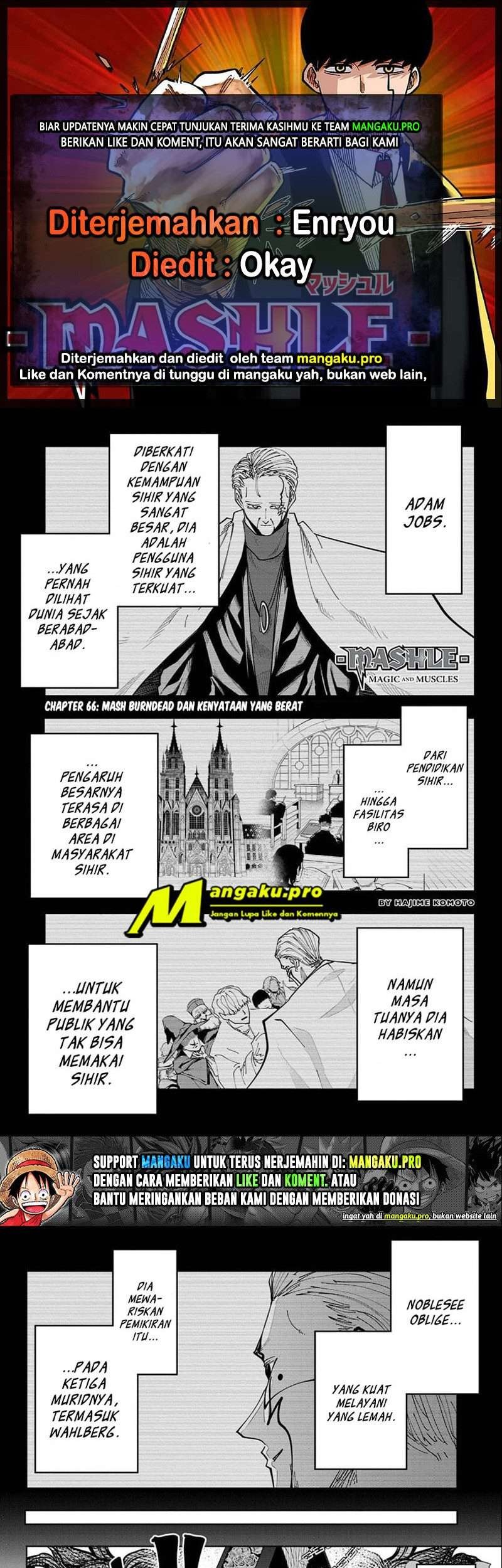 Komik Mashle: Magic and Muscles Chapter 66 gambar 1