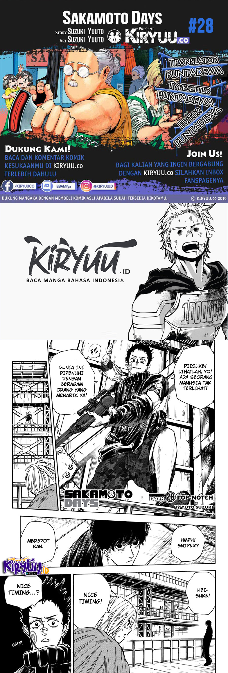 Komik Sakamoto Days Chapter 28 gambar 1
