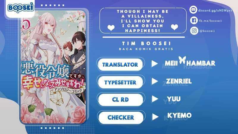 Komik Though I May Be a Villainess, I’ll Show You I Can Obtain Happiness! Chapter 24 gambar 1