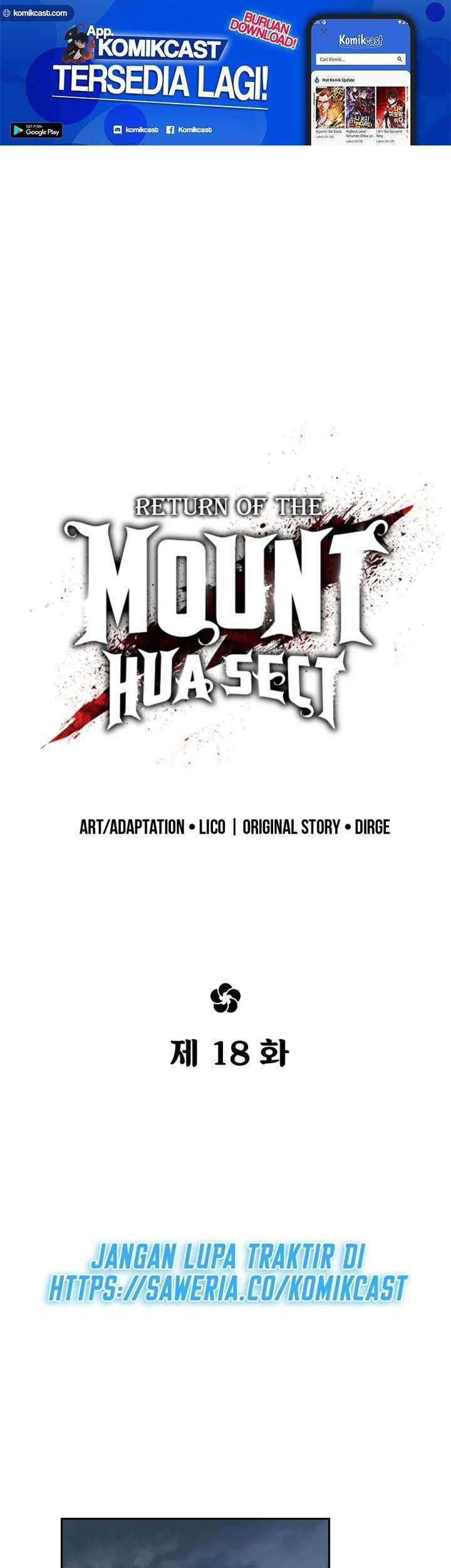 Manhwa Return of the Flowery Mountain Sect Chapter 18 gambar 2