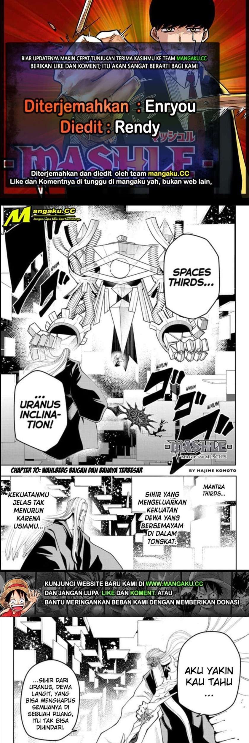 Komik Mashle: Magic and Muscles Chapter 70 gambar 1