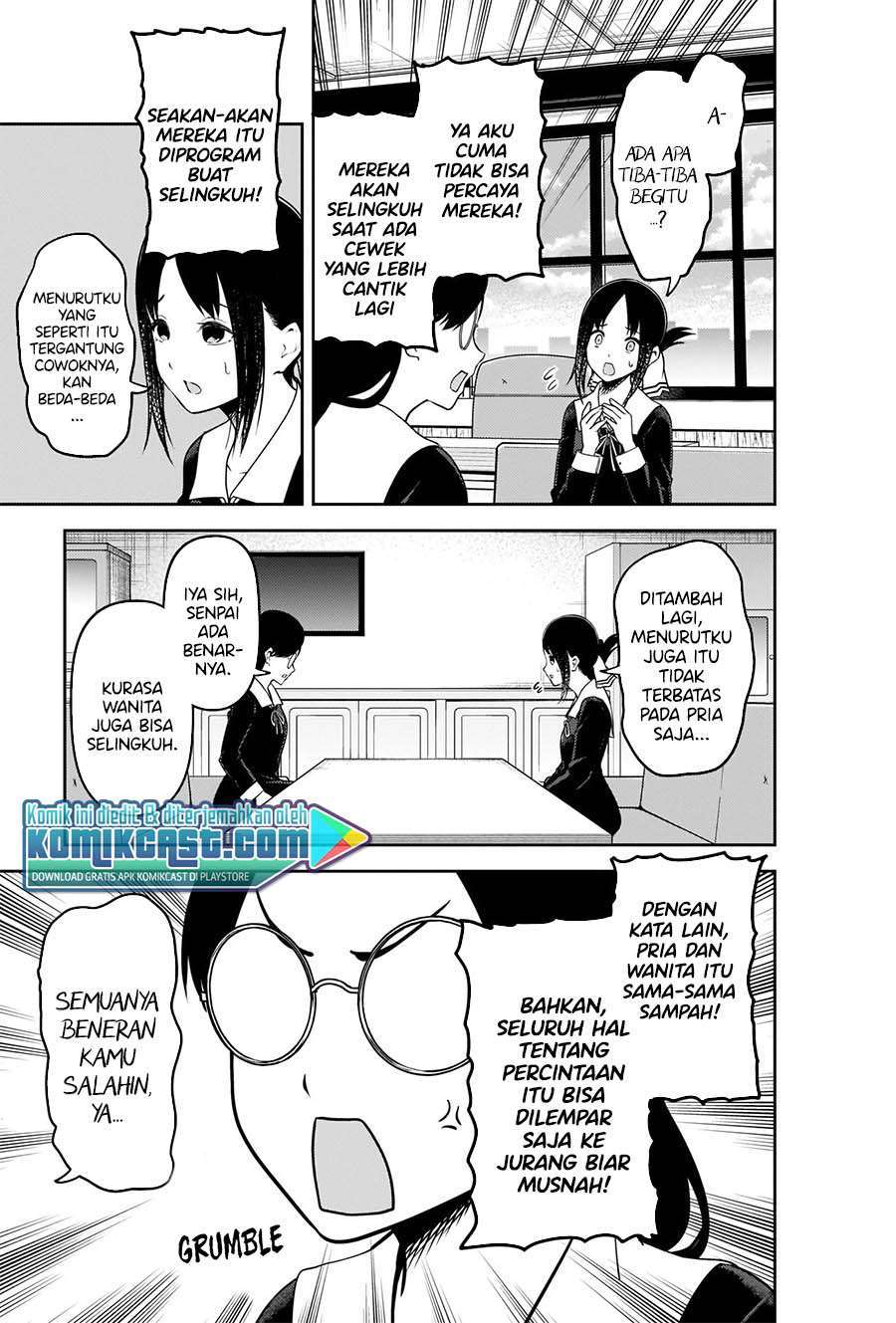 Kaguya-sama wa Kokurasetai – Tensai-tachi no Renai Zunousen Chapter 231 - Halaman 3