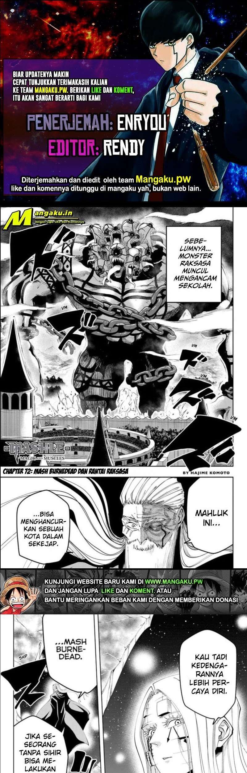 Komik Mashle: Magic and Muscles Chapter 72 gambar 1