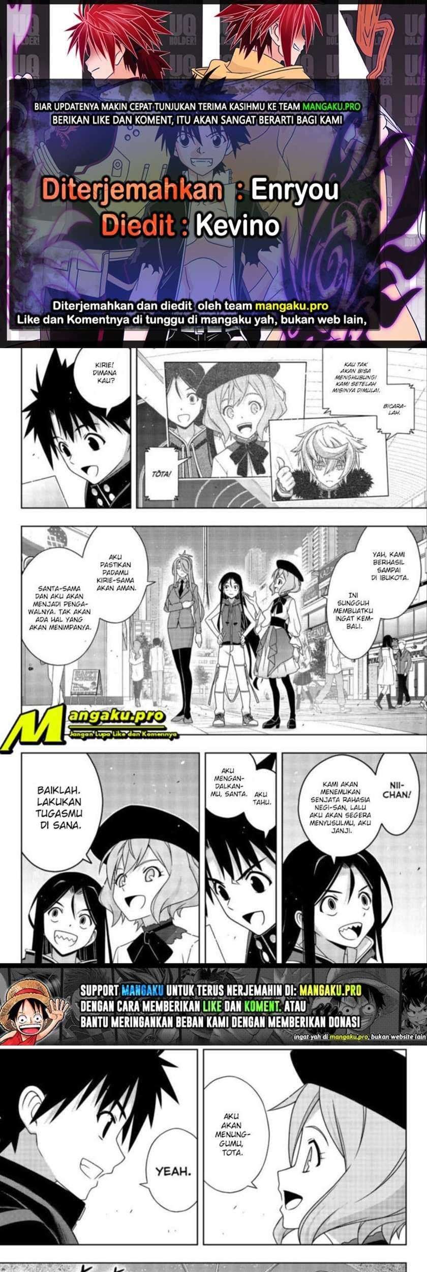 Komik UQ Holder! Chapter 185.2 gambar 1