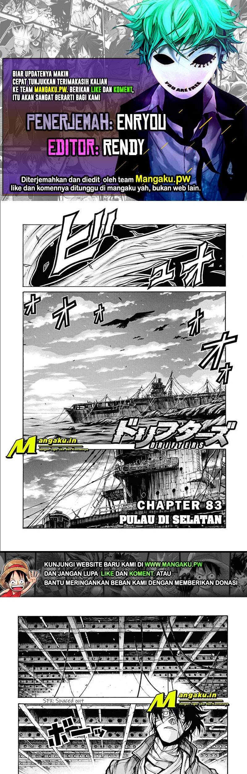 Komik Drifters Chapter 83 gambar 1
