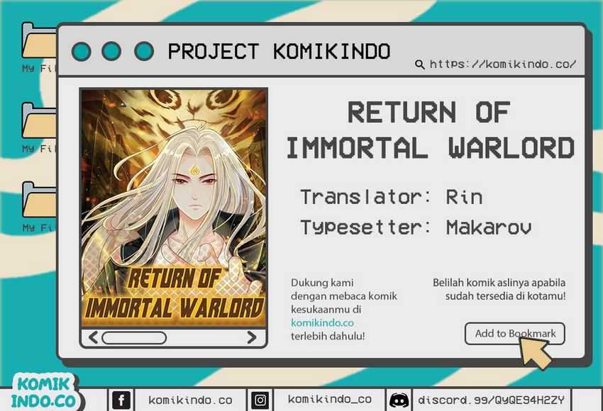 Komik Return of Immortal Warlord Chapter 02 gambar 1