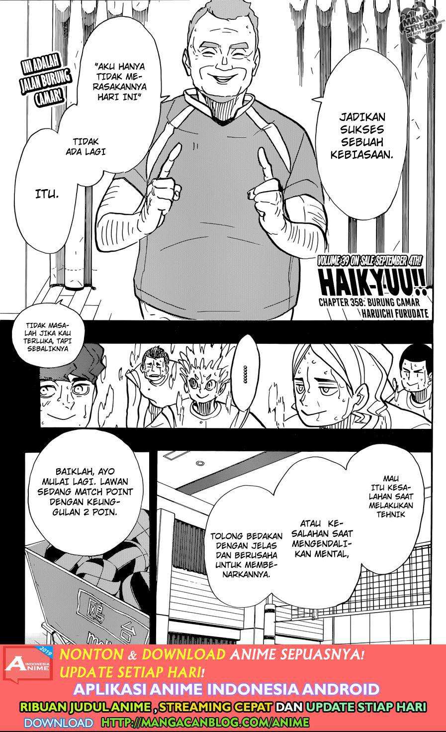 Komik Haikyuu!! Chapter 359 gambar 1