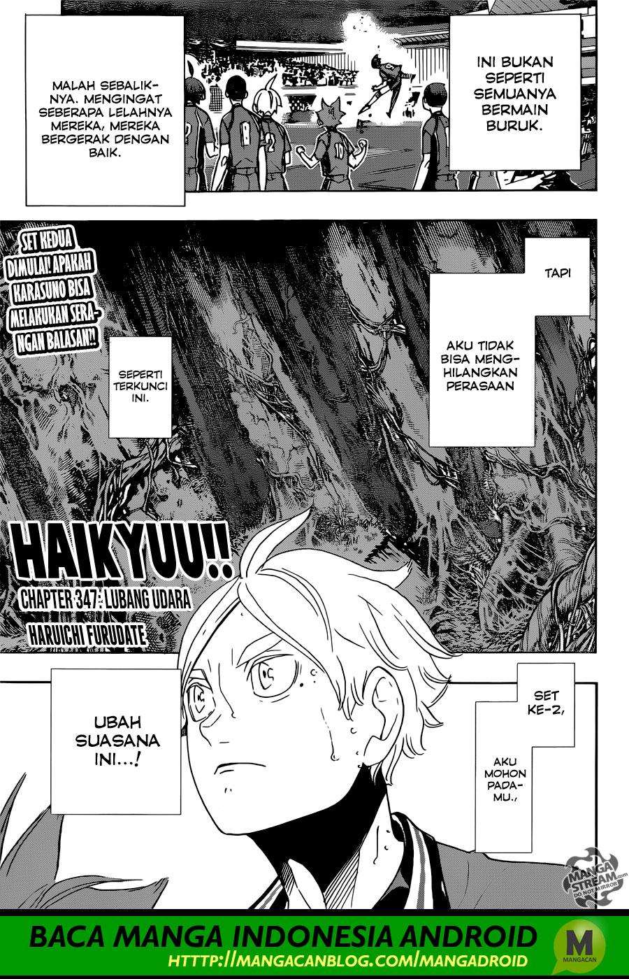 Komik Haikyuu!! Chapter 347 gambar 1