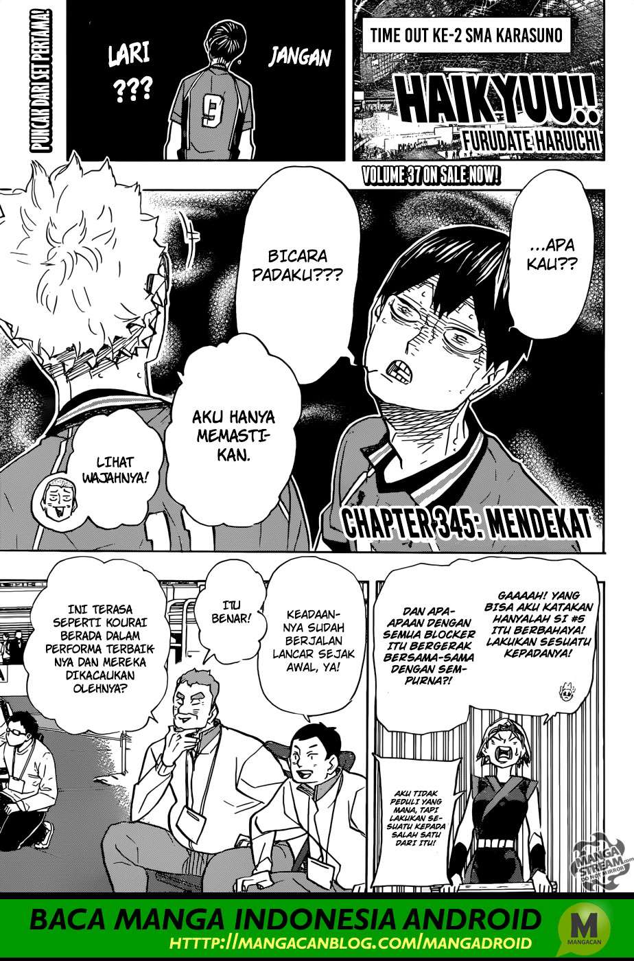 Komik Haikyuu!! Chapter 345 gambar 1