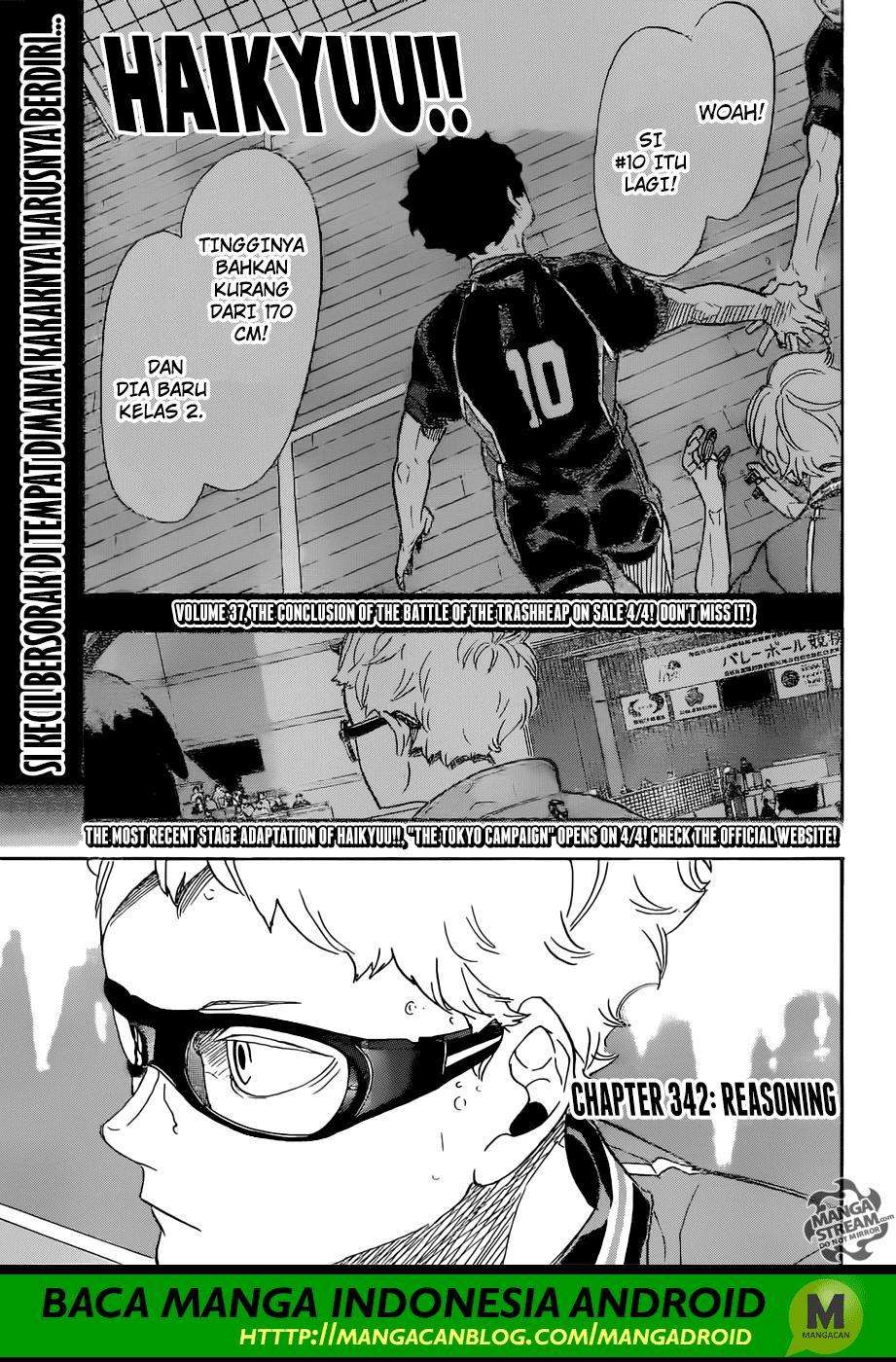 Komik Haikyuu!! Chapter 342 gambar 1