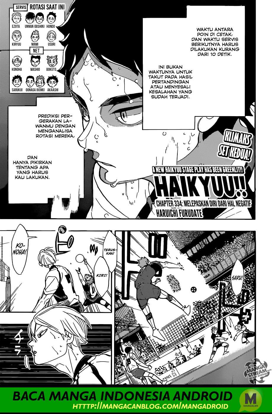Komik Haikyuu!! Chapter 334 gambar 1