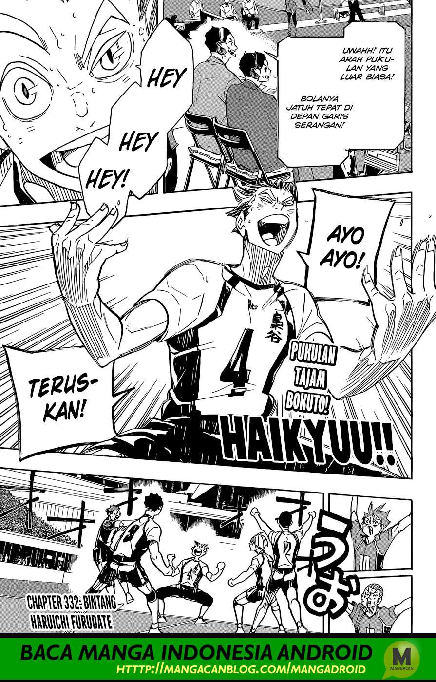 Komik Haikyuu!! Chapter 332 gambar 1