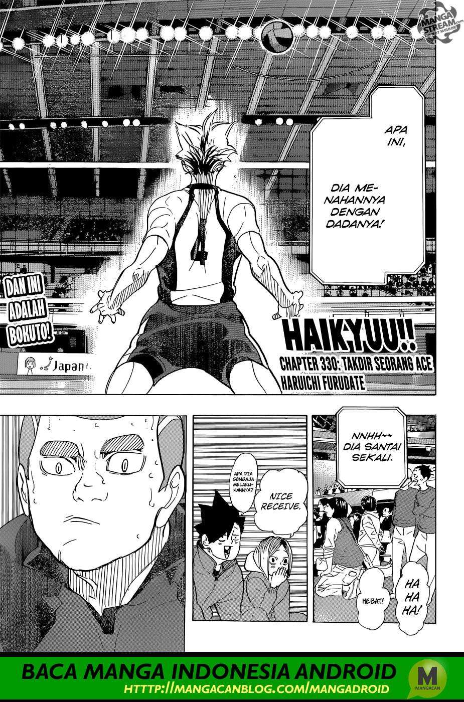 Komik Haikyuu!! Chapter 330 gambar 1