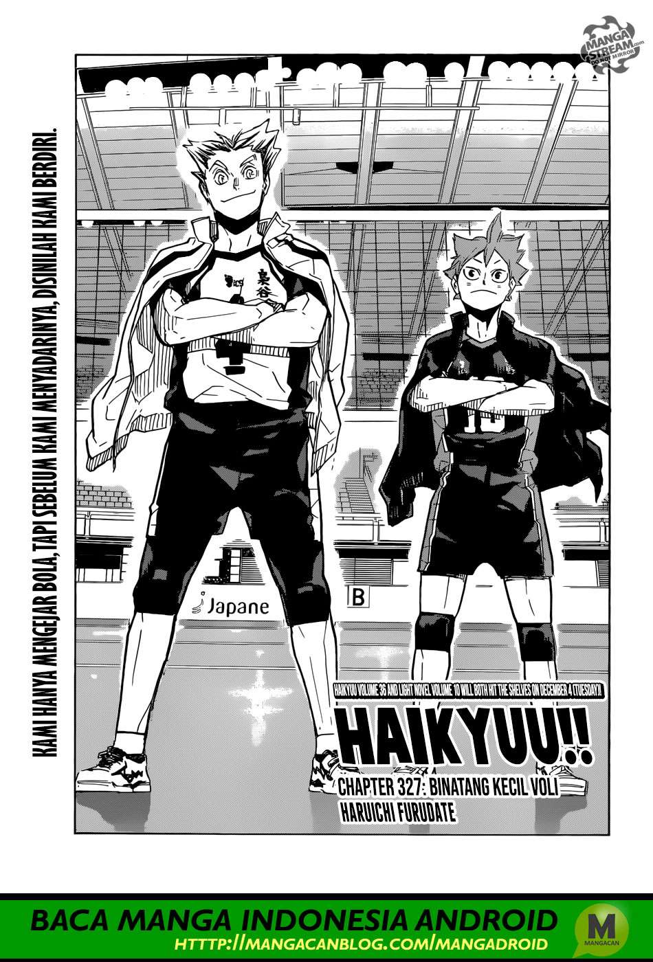 Komik Haikyuu!! Chapter 327 gambar 1