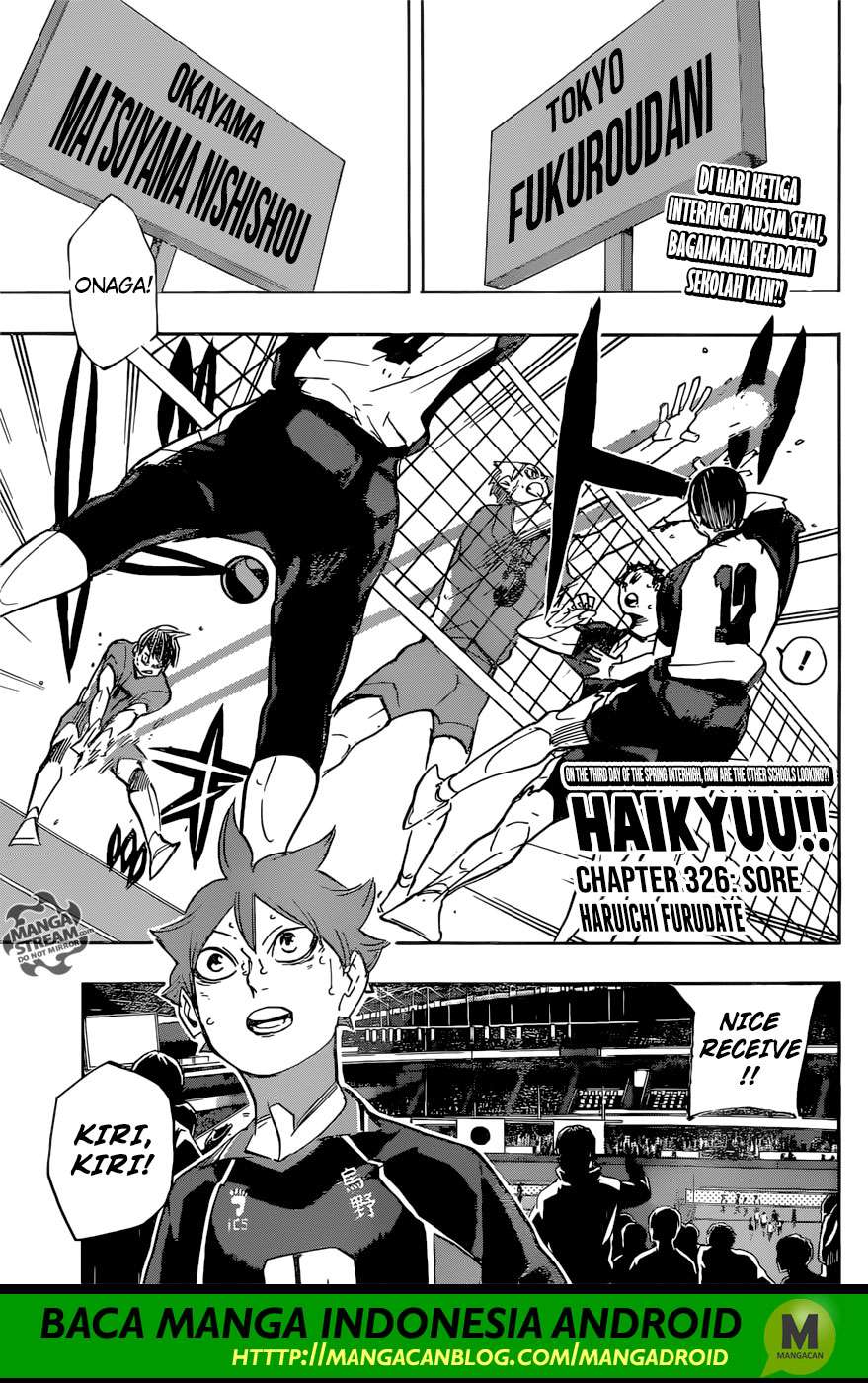 Komik Haikyuu!! Chapter 326 gambar 1