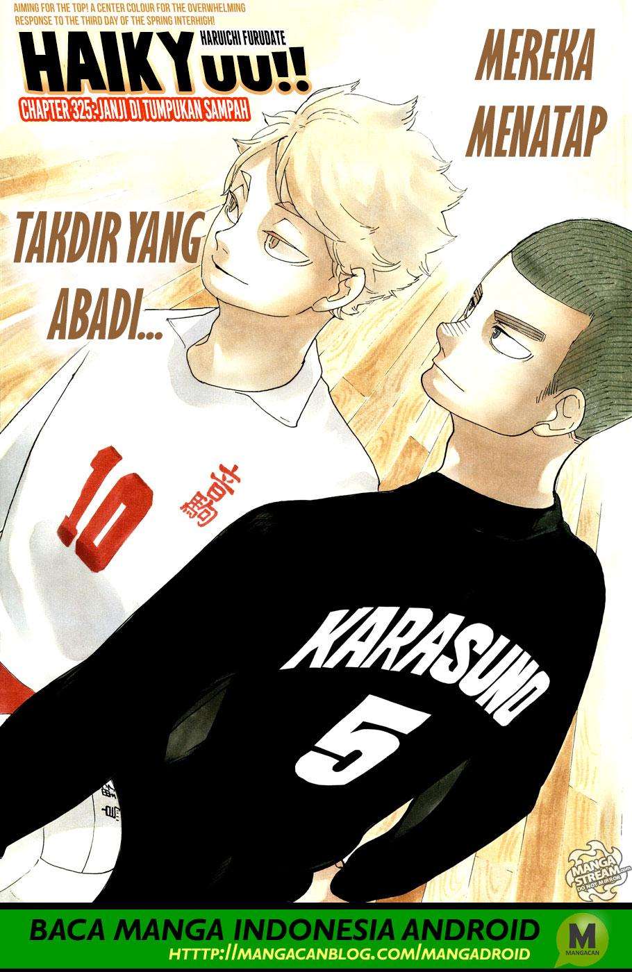 Komik Haikyuu!! Chapter 325 gambar 1